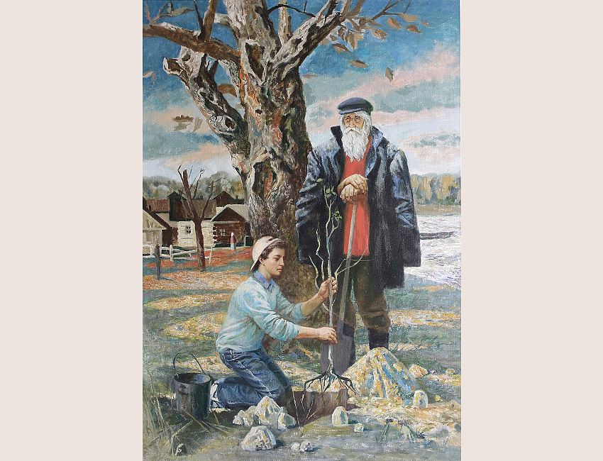 Два возраста 150х105 см, 2016 г.